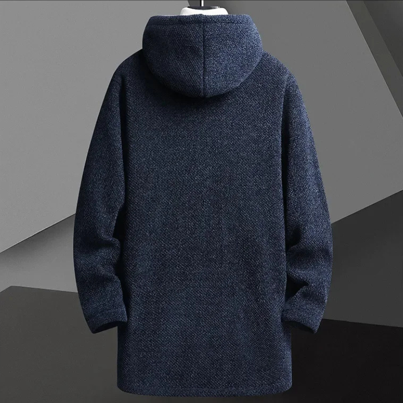 Berlin Hooded Knit Overcoat